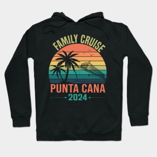 Family Vacation Punta Cana 2024 Dominican Republic Hoodie